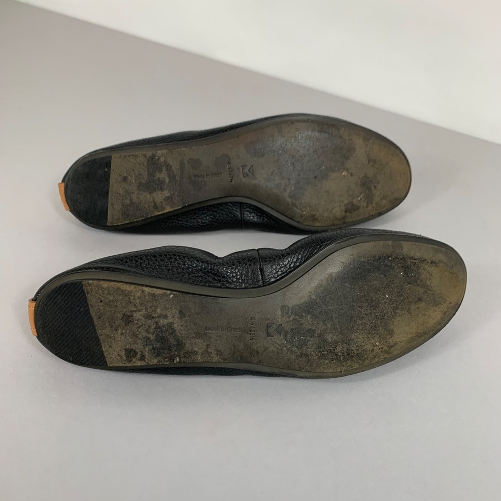 Mercedes Castillo Womens Leather Ballet Flats in Black - Picture 6 of 7